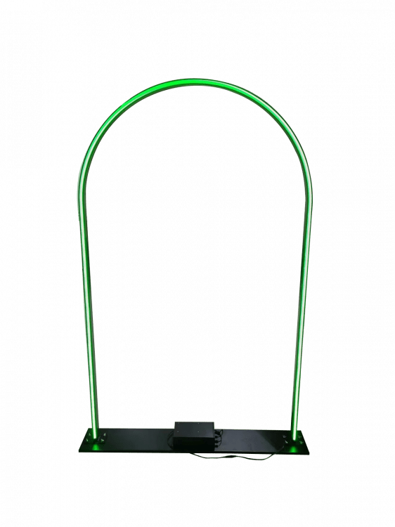 RGB Neon Arch Backdrop